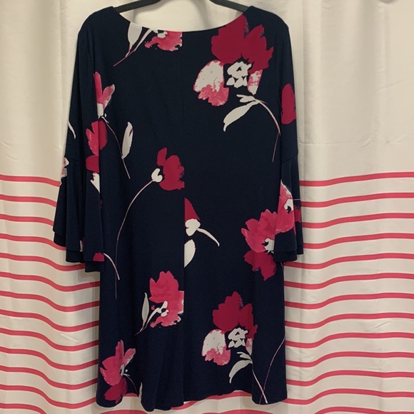 Lauren Ralph Lauren Flutter-Sleeve Floral Dress - Size 18 - Picture 3 of 12